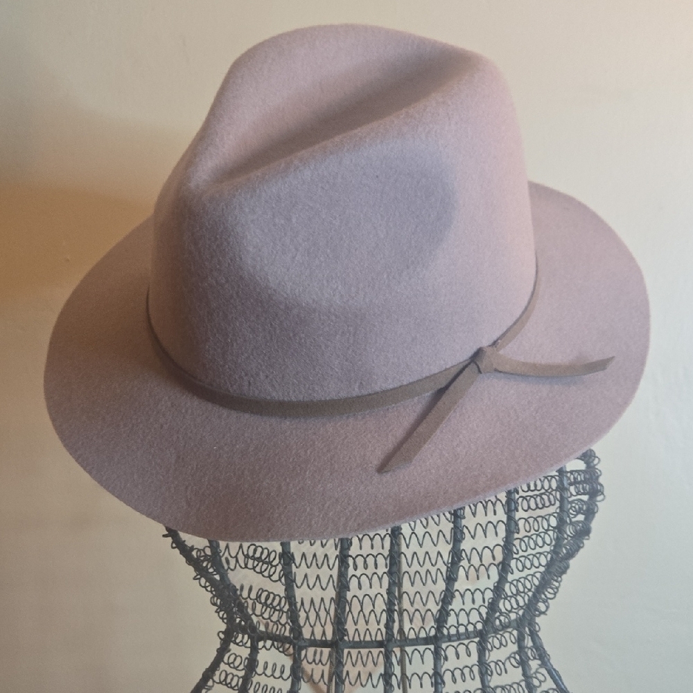 House of Harlow 1960 Soft Gray Fedora - Picture 2 of 15
